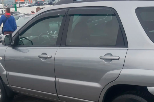 Window Deflectors (4 pcs, HIC) for Kia Sportage 2004-2010 - image 2