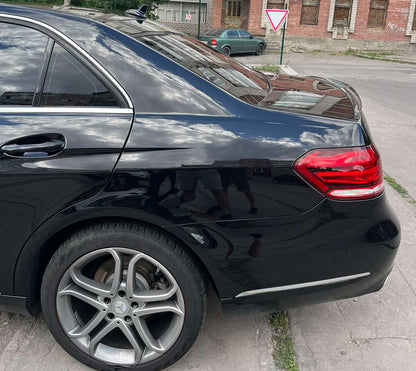 Lip Spoiler (Sunplex, Black) (130.5cm x 5.8cm) for Mercedes E-сlass W212 2009-2016 - image 4