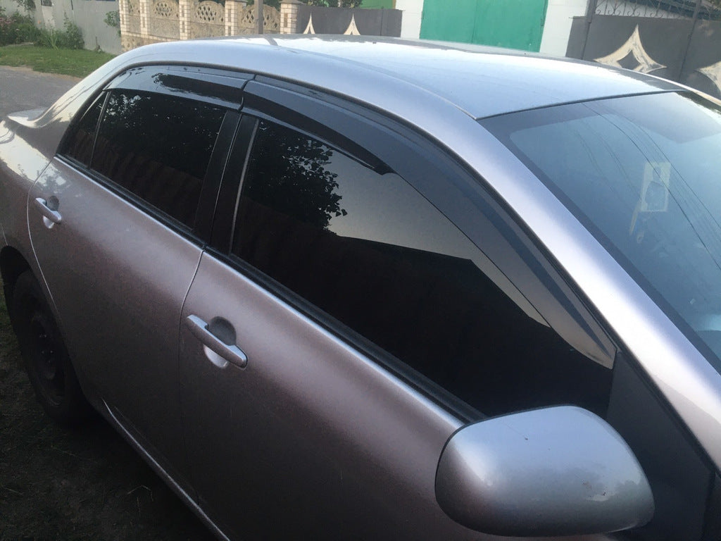 Window Deflectors (4 pcs, Sunplex Sport) for Toyota Corolla 2007-2013 - image 3