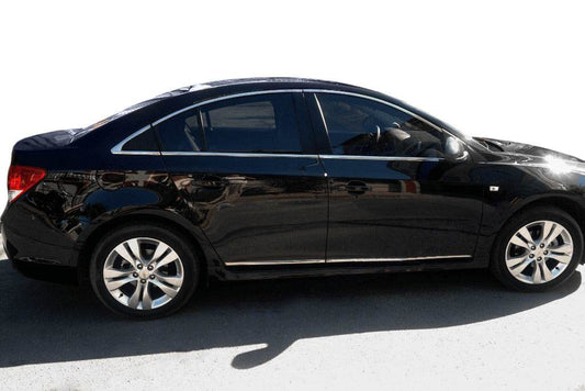 Lining on the door mouldings (stainless) for Chevrolet Cruze 2009-2015 - Reelken Auto