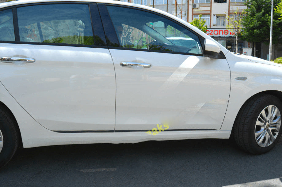 Door molding (4 pieces, stainless steel) for Fiat Tipo 2016↗ year - image 4