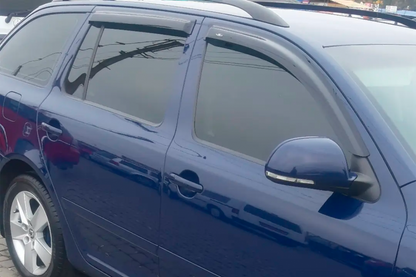 Window Deflectors SW (4 pcs, HIC) for Skoda Octavia II A5 2010-2013 - image 2
