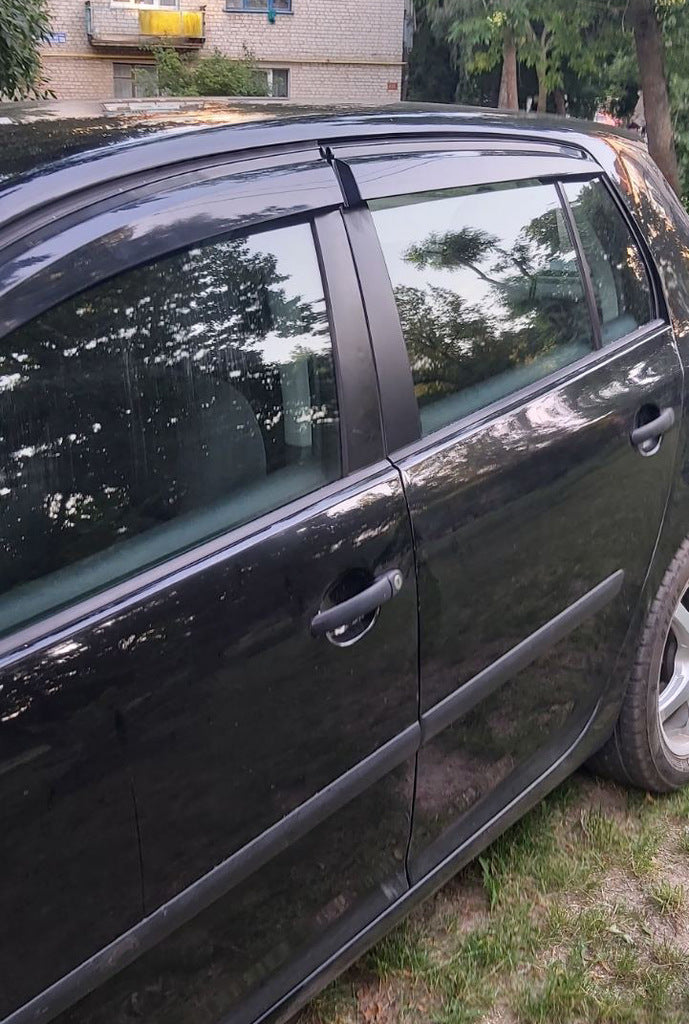 Window Deflectors HB (4 pcs, Sunplex Sport) for Volkswagen Golf 5 2003-2009 - image 6