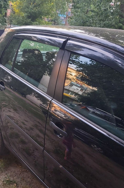 Window Deflectors HB (4 pcs, Sunplex Sport) for Volkswagen Golf 5 2003-2009 - image 8