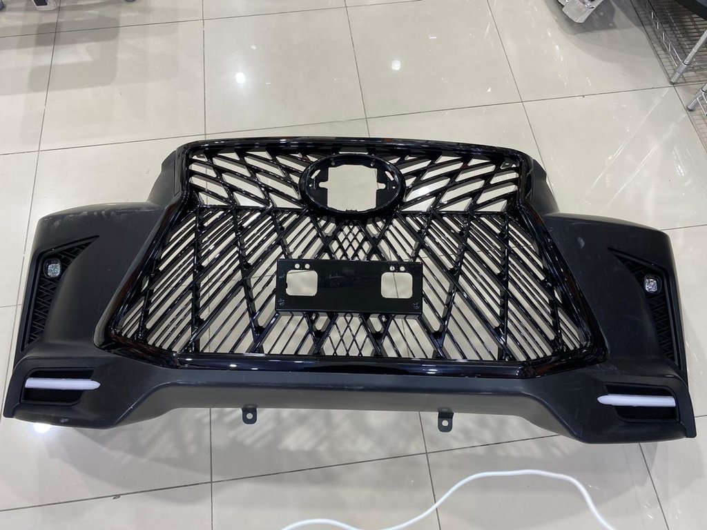 Front bumper Lexus-design V1 (for 2015-2020) for Toyota Hilux 2015- - image 3