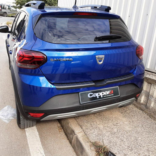 Cover on the rear bumper EuroCap (ABS) for Dacia Sandero 2021↗ - Reelken Auto