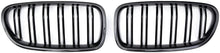 M-Look Kidney Grilles (gloss black with carbon hydro dip) for BMW 5 Series F10/F11 2010–2016 - image 2