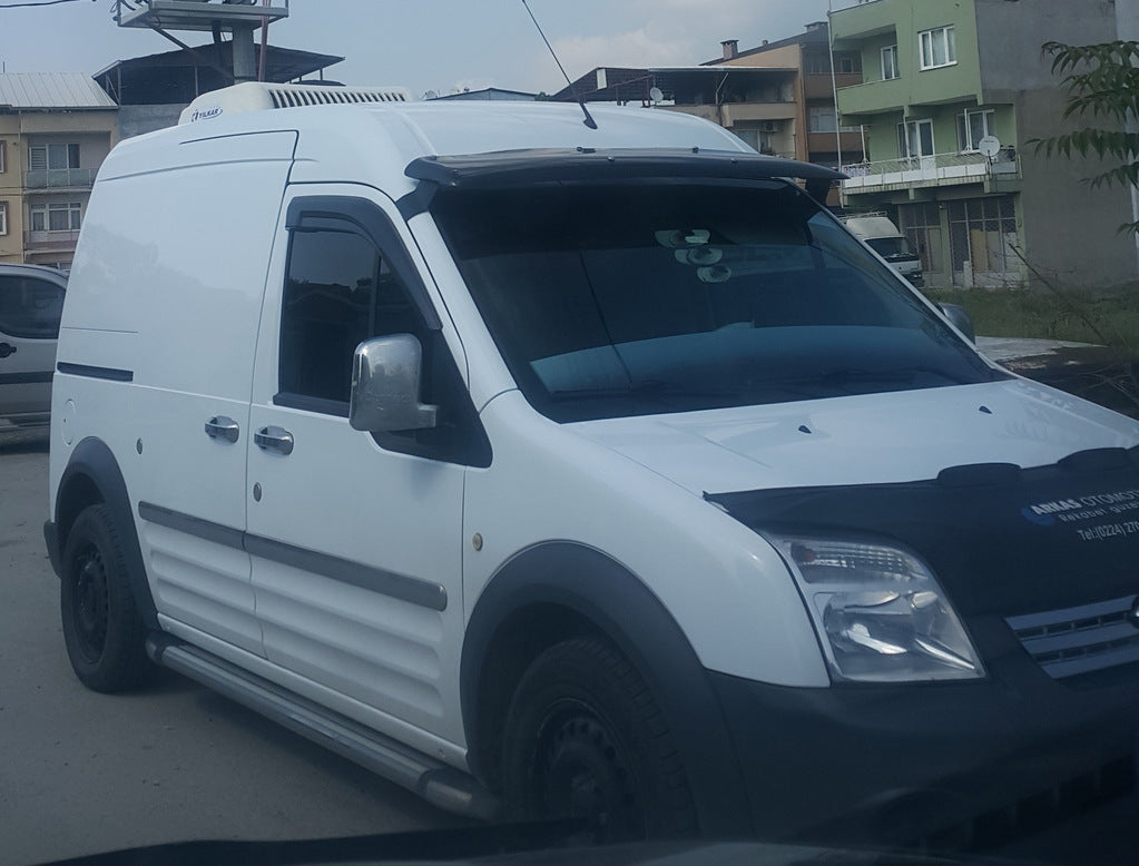 Windshield visor (black gloss, 5mm) for Ford Connect 2006-2009 - image 5