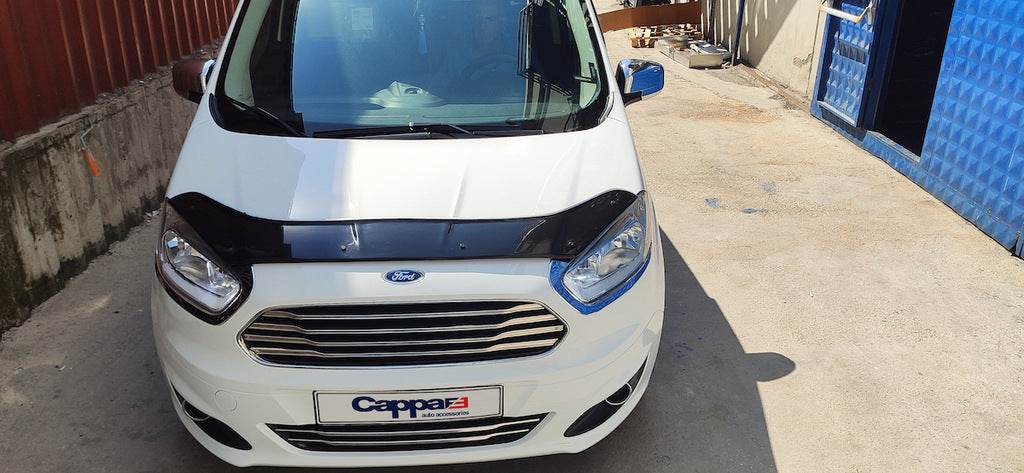 The hood deflector EuroCap for Ford Courier 2014-2023 - Reelken Auto
