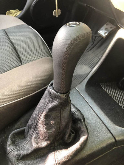 The gearshift knob (leather) for Volkswagen Golf 3 - Reelken Auto