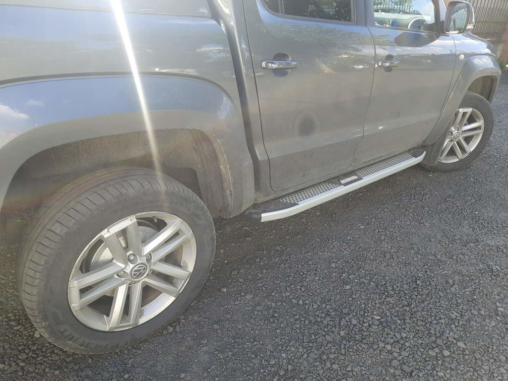 Side Steps Mevsim Grey (2 pcs, Aluminum) for Volkswagen Amarok 2010-2022 - image 2