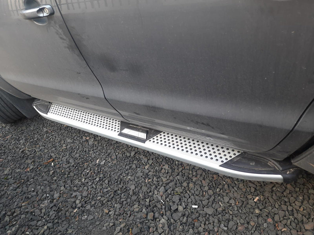 Side Steps Mevsim Grey (2 pcs, Aluminum) for Volkswagen Amarok 2010-2022 - image 1