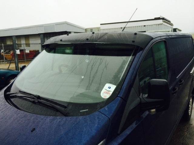 The visor on the windshield (on the brackets) for Ford Custom 2013-2022 - Reelken Auto