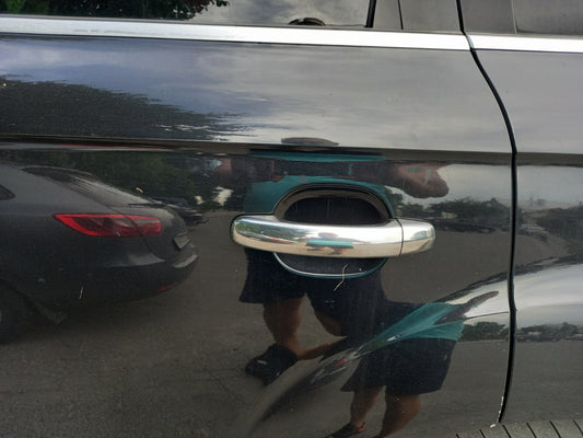 Covers for handles (4 pcs., Stainless steel.) for Audi Q7 2005-2015 - image 2