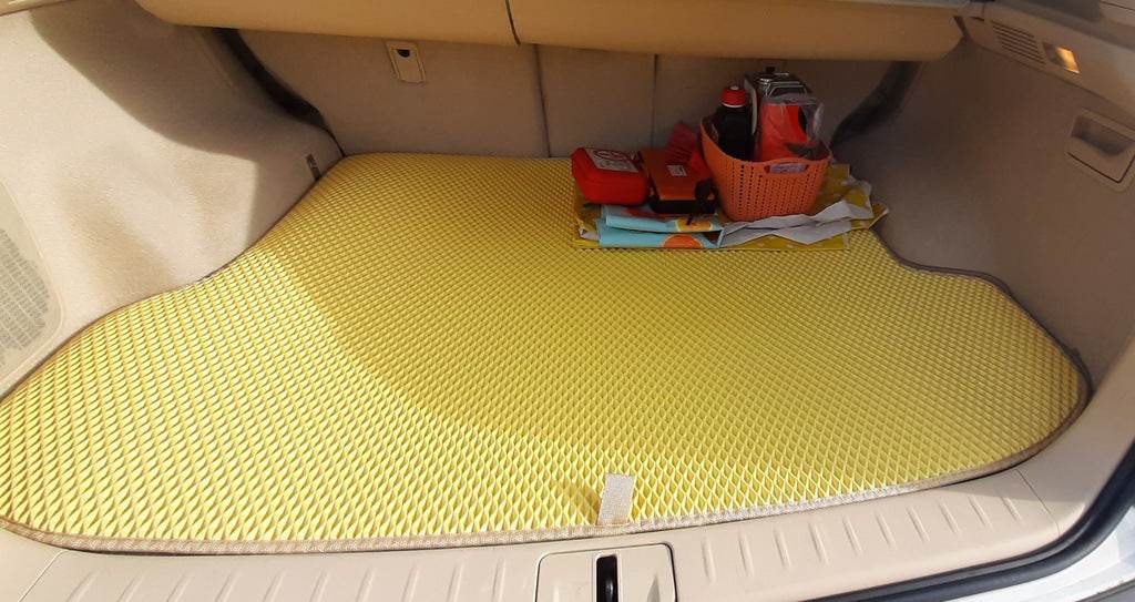 Trunk mat (EVA,, beige) for Lexus RX 2009-2015 - Reelken Auto