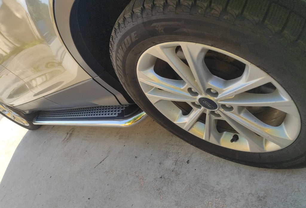 Maydos V2 side sills (2 pcs., Aluminum + stainless steel) for Ford Kuga/Escape 2013-2019 - image 8
