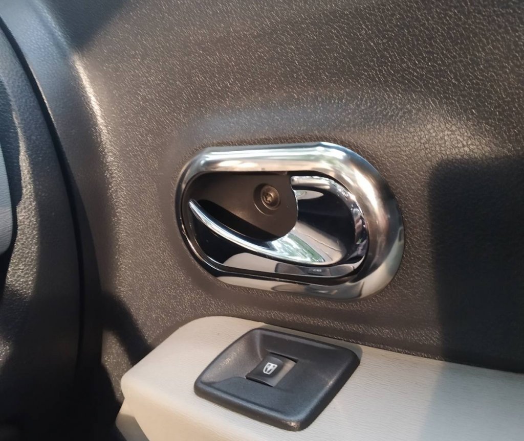 Interior Door Handle Covers OmsaLine (4 pcs, Stainless Steel) for Renault Logan MCV 2005-2013 - image 5