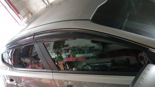 Window Deflectors (4 pcs, Sunplex Sport) for Kia Optima 2010-2016 - image 2