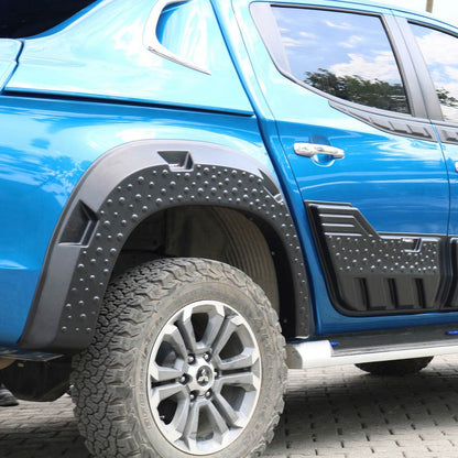 Wheel Arch Extenders V2 (2019+, EuroCap) for Mitsubishi L200 2015-2024 - Reelken Auto