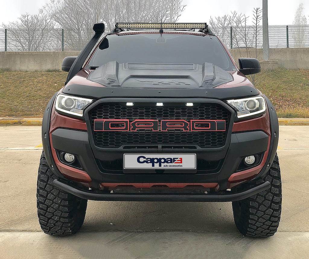 The hood deflector EuroCap (2015+) for Ford Ranger 2011-2022 - Reelken Auto