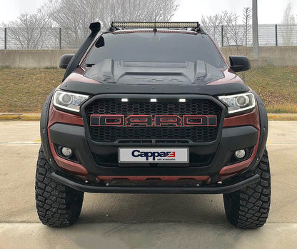 The hood deflector EuroCap (2015+) for Ford Ranger 2011-2022 - Reelken Auto