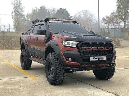 The hood deflector EuroCap (2015+) for Ford Ranger 2011-2022 - Reelken Auto