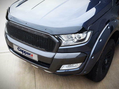 The hood deflector EuroCap (2015+) for Ford Ranger 2011-2022 - Reelken Auto