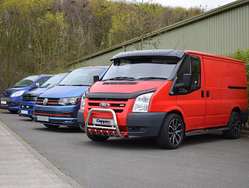 Windshield visor (black gloss, 5mm) for Ford Transit 2000-2014 - image 17