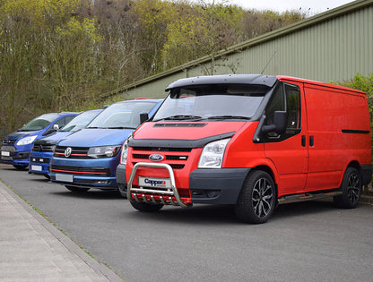 Windshield visor (black gloss, 5mm) for Ford Transit 2000-2014 - image 17