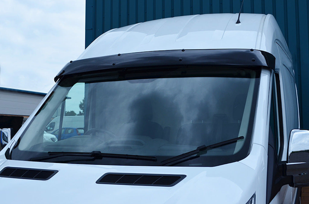 Windshield Visor (black gloss, 5mm) for Ford Transit 2014- - image 4