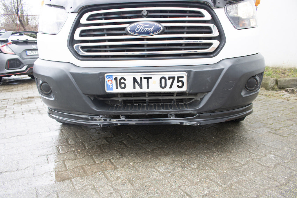 Front lip spoiler (2014-2019, ABS) for Ford Transit 2014- - image 4