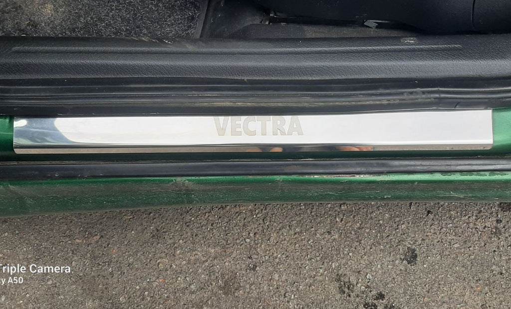 Sill Carmos (4 pieces, stainless steel) for Opel Vectra B 1995-2002 - Reelken Auto