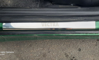 Carmos Door Sill Protectors (4 pcs, Stainless Steel) for Opel Vectra B 1995-2002 - image 3