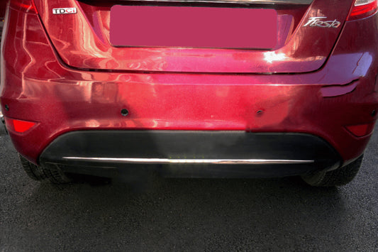 Rear bumper trim stainless steel for Ford Fiesta 2008-2017 - image 1