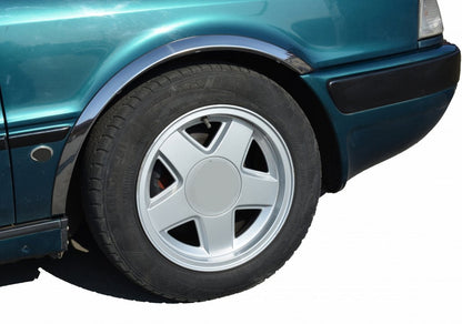 Fender flares (4 pcs, stainless steel) for Audi 80/90 1987-1996 - image 1