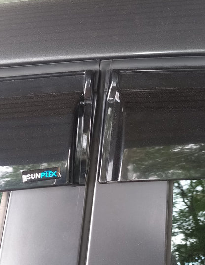 Window Deflectors HB/SD (4 pcs, Sunplex Sport) for Opel Astra J 2009-2015 - image 3