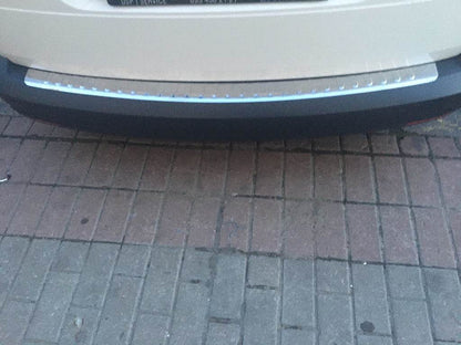 Cover on the rear bumper Carmos V2 (stainless steel) for Volkswagen Caddy 2015-2020 - Reelken Auto