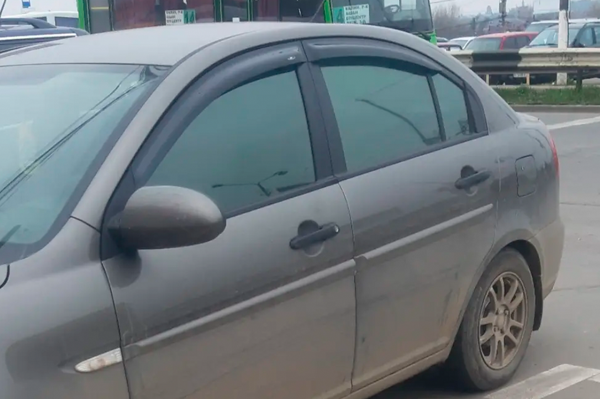 Window Deflectors (4 pcs, HIC) for Hyundai Accent 2006-2010 - image 6
