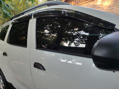 Window Deflectors (4 pcs, Sunplex Sport) for Renault Duster 2018-2024 - image 2