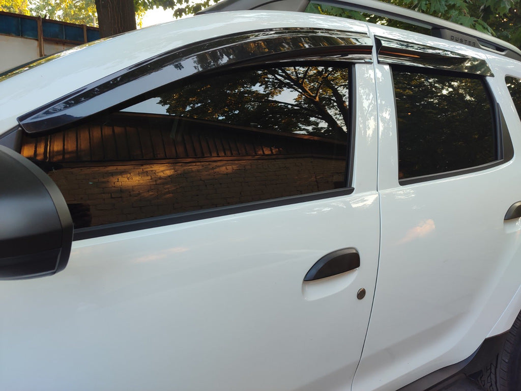 Window Deflectors (4 pcs, Sunplex Sport) for Dacia Duster 2018-2024 - image 1