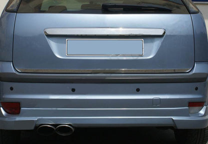 The edge of the trunk (HB, stainless.) for Ford Focus II 2005-2008 - Reelken Auto