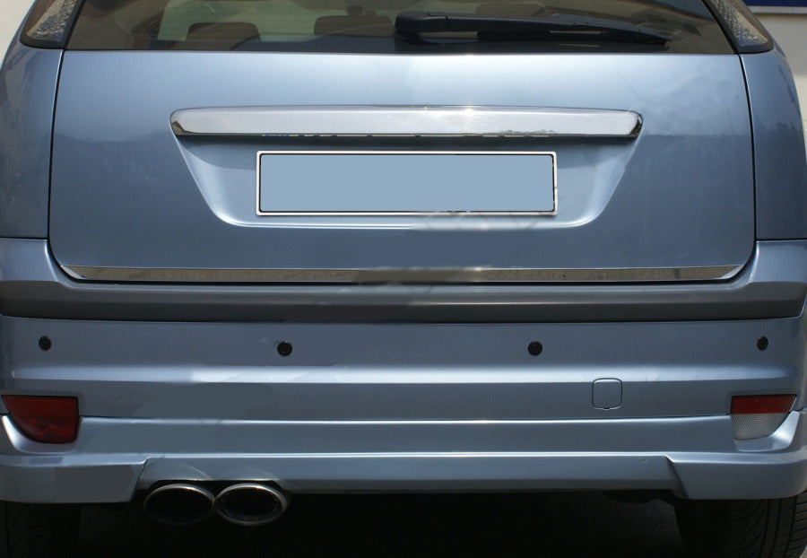 Trunk trim (HB, stainless steel) for Ford Focus II 2008-2011 - image 1