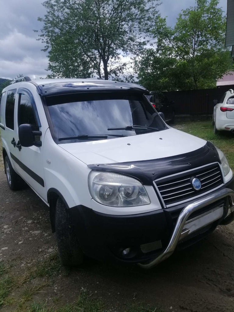 Windshield visor (black gloss, 5mm) for Fiat Doblo I 2005-2010 - image 9