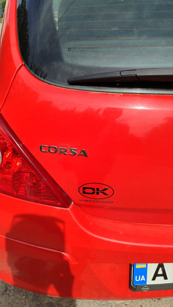 Corsa emblem 12.5cm x 1.6cm for Opel Corsa C 2000-2006 - image 2