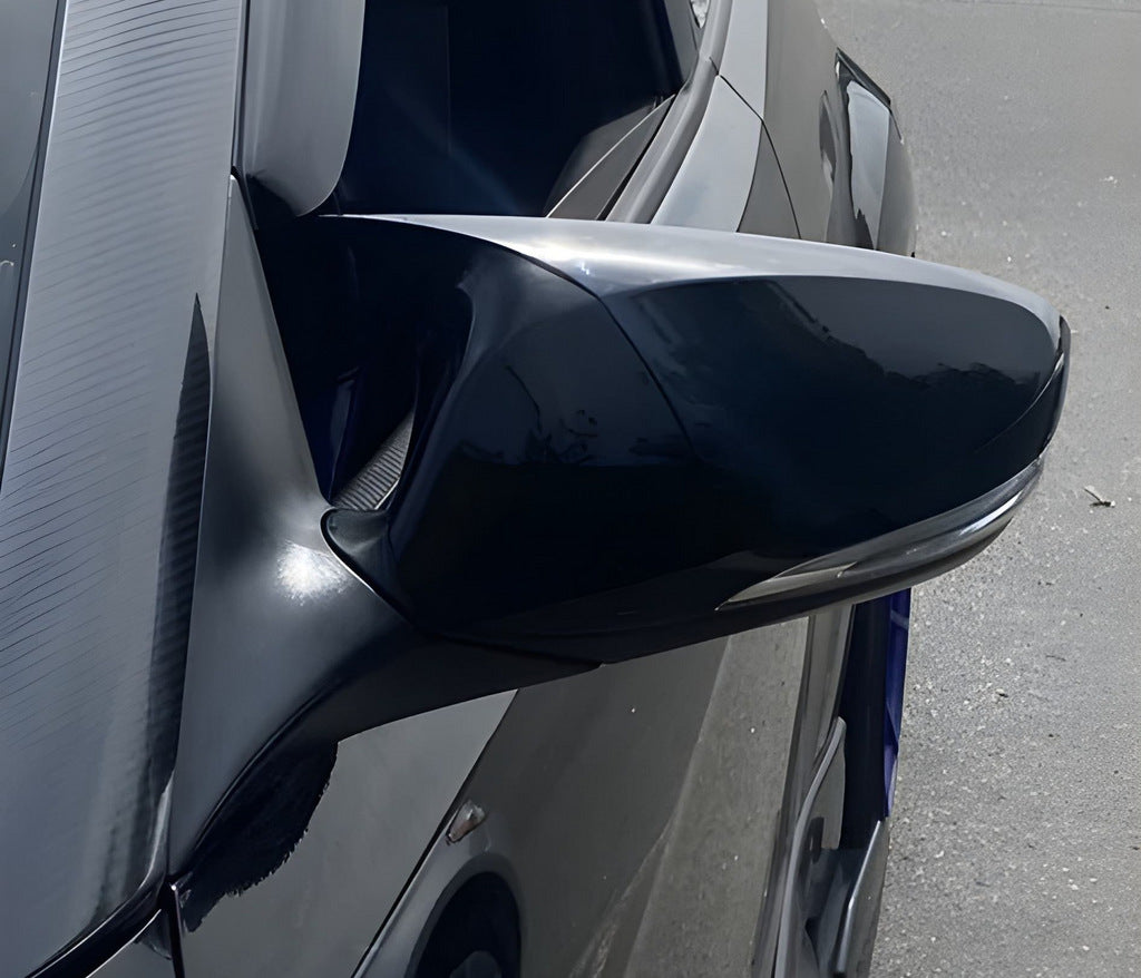 Mirror covers with turn signal cutout BMW-style (2 pcs) for Hyundai Veloster 2011-2017 - image 1