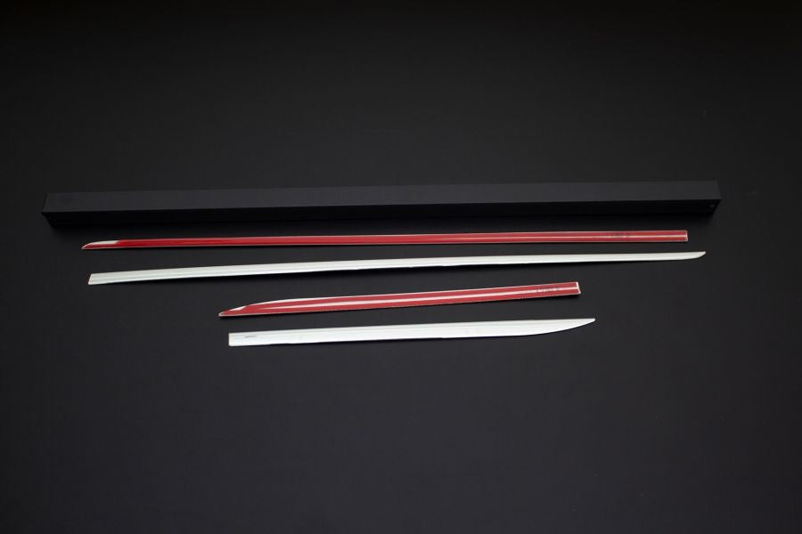 Door Mouldings Stainless Steel (4 pcs) for Hyundai I-20 2008-2012 - image 3