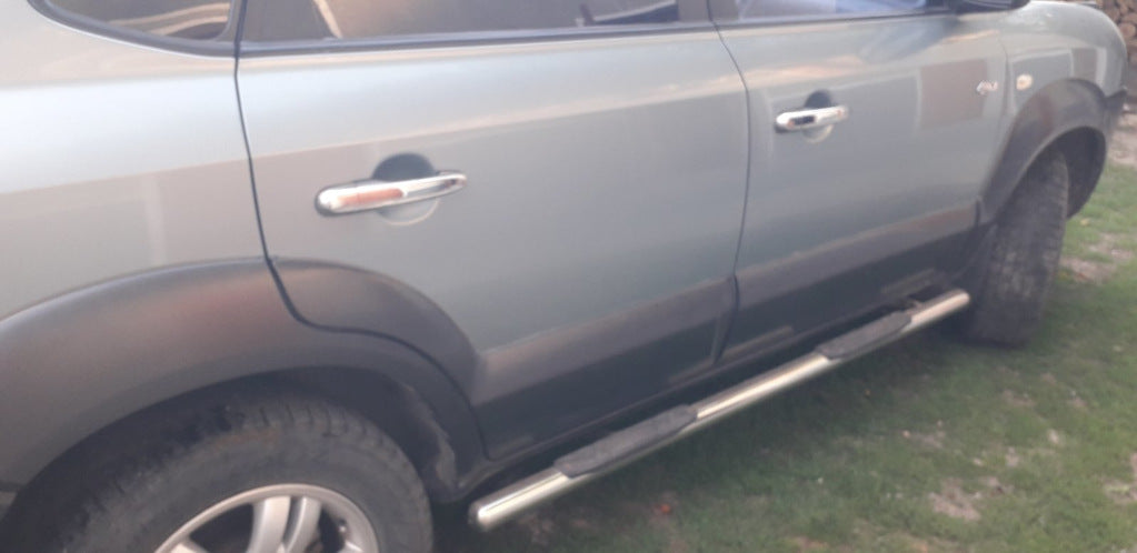 Chrome Door Handle Covers (4 pcs, Stainless Steel) for Hyundai Tucson JM 2004- - image 6