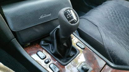 Gear Shift Boot + Knob Elegance (Leatherette) for Mercedes C-class W202 1993-2001 - image 3