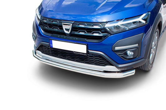 Front Bar Texas (60mm, Stainless Steel) for Dacia Sandero 2021- - image 1