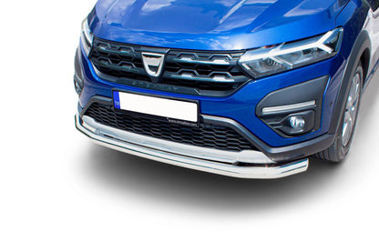 Front Bar Texas (60mm, Stainless Steel) for Dacia Sandero 2021- - image 1